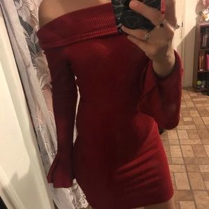 Sexy red dress
